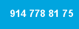914 778 81 75 914 778 81 75